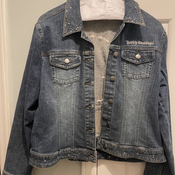 HarleyDavidson Jackets & Coats Womans Harley Davidson Denim Jacket